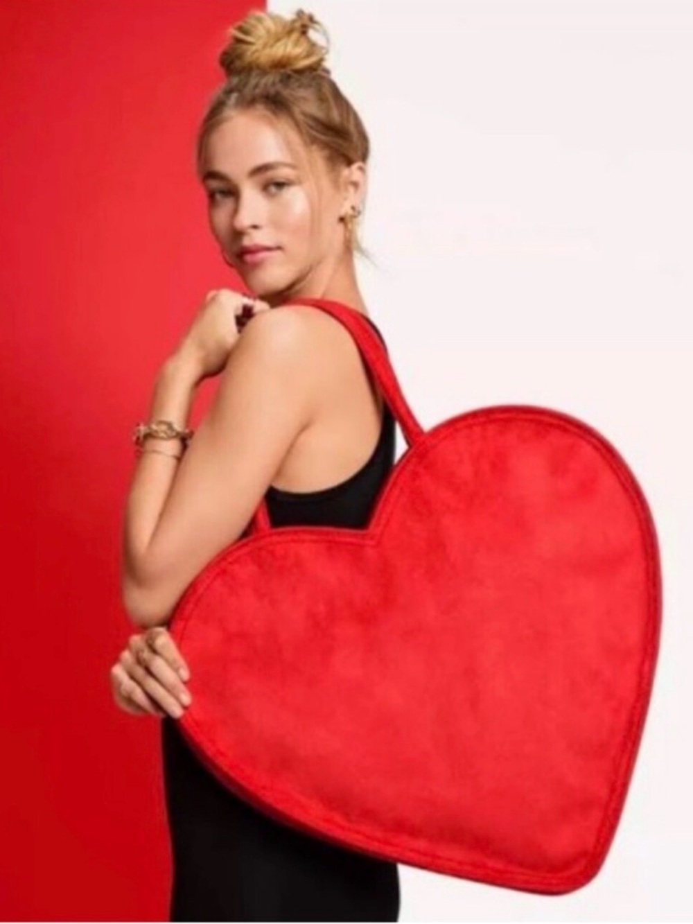 Erin Fetherston X Target Heart Tote Bag X Target 20th Anniversary. RED.